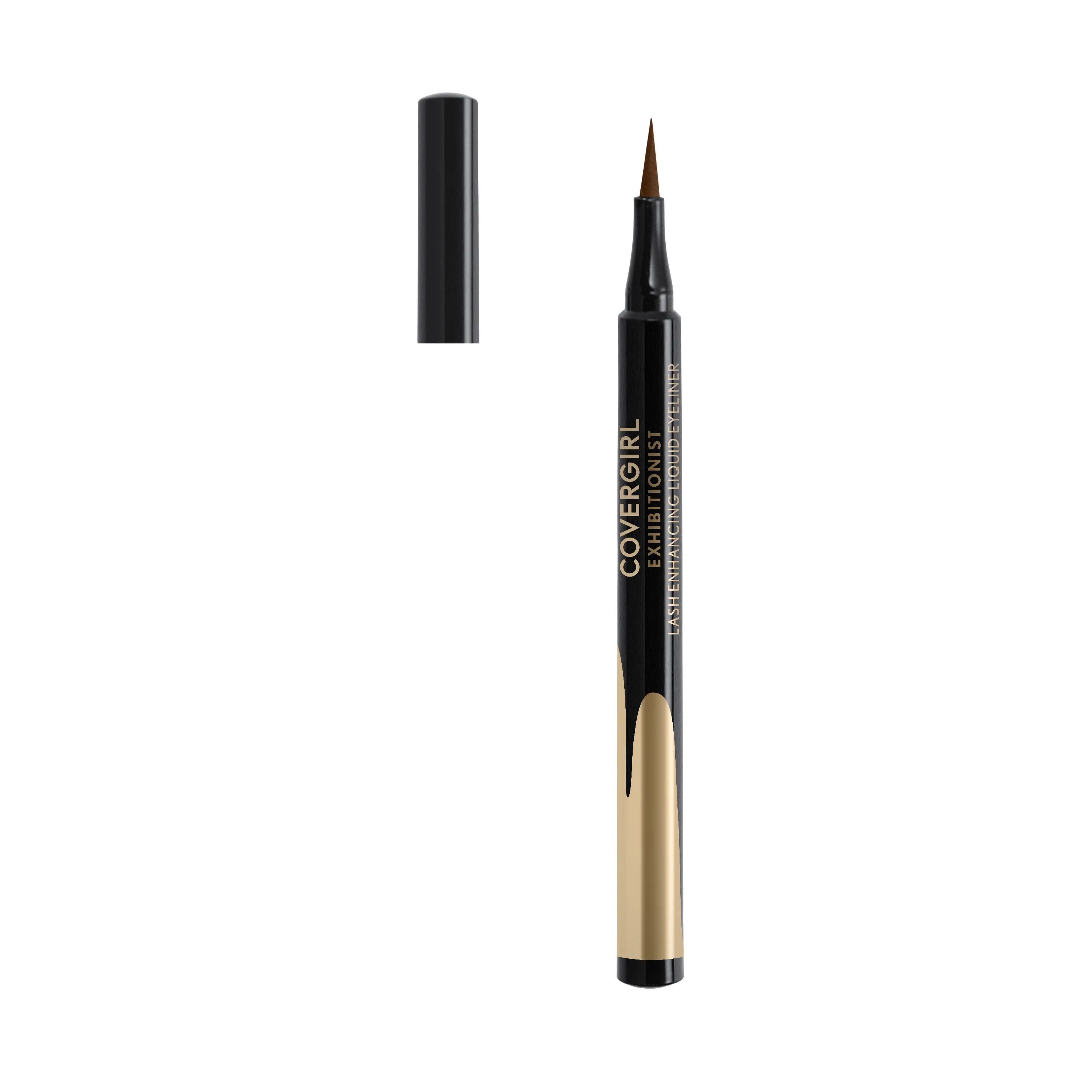 COVERGIRL Exhibitionist Lash Enhancing Liquid Eyeliner, 300 Rich Brown Waterproof, 0.3 fo - Walma... | Walmart (US)