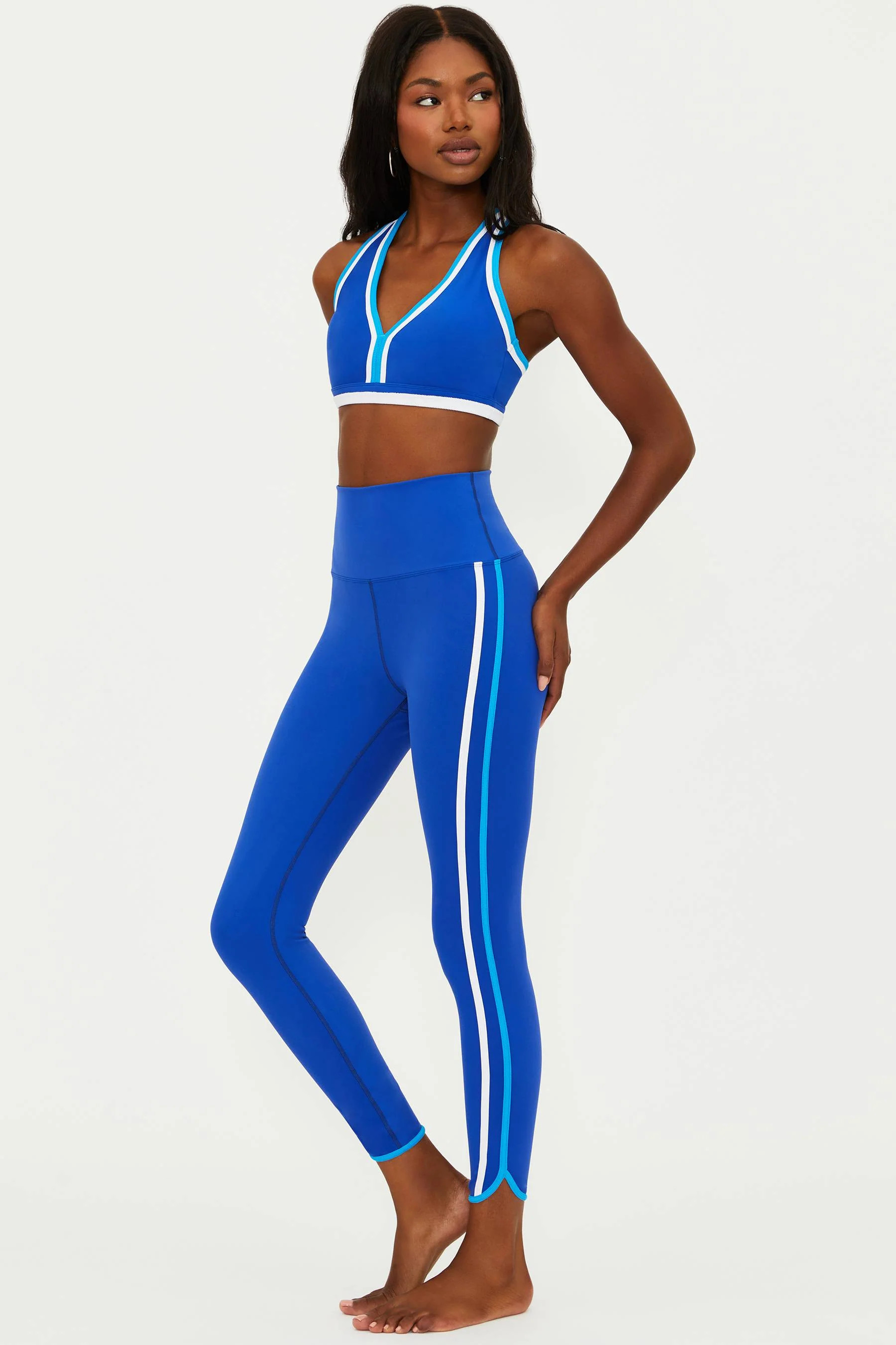 Nella Legging Riviera Azure Colorblock | Active Leggings | Beach Riot | Beach Riot