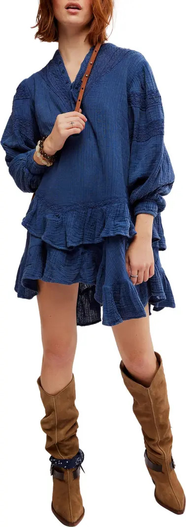Sachi Long Sleeve Ruffle Minidress | Nordstrom Rack