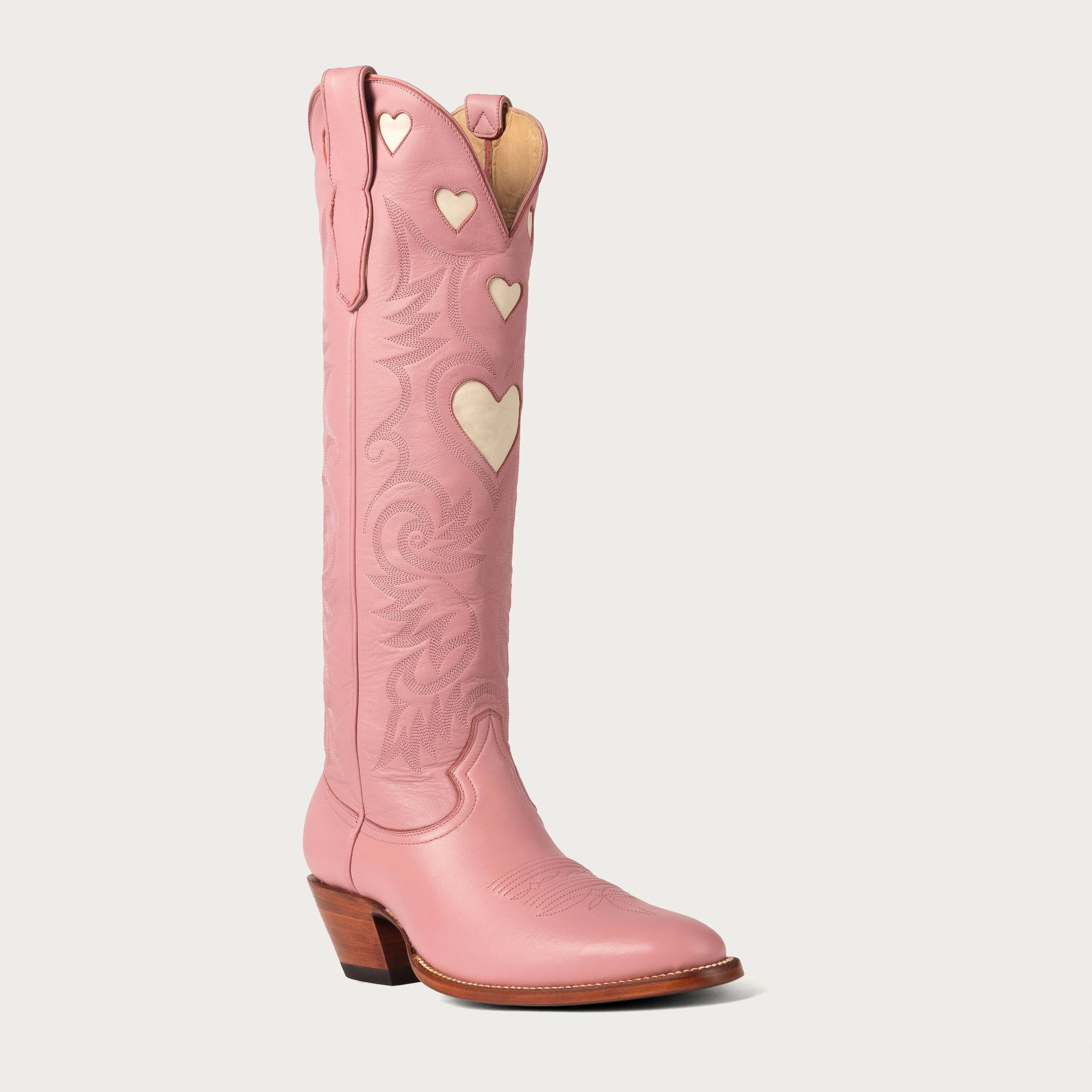 CITY Boots Pink & Bone Heart Boot | CITY Boots