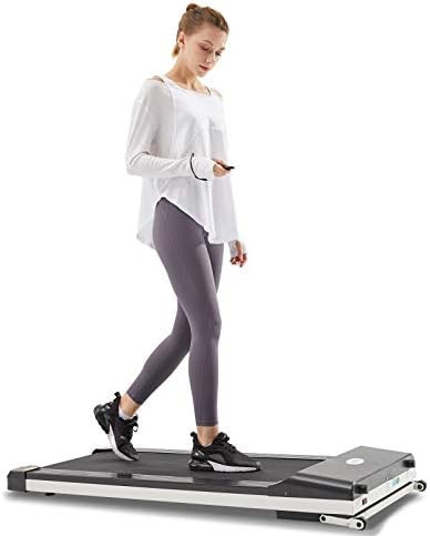 UMAY Under Desk Treadmill with Foldable Wheels, Portable Walking Jogging Machine Flat Slim Treadm... | Amazon (US)