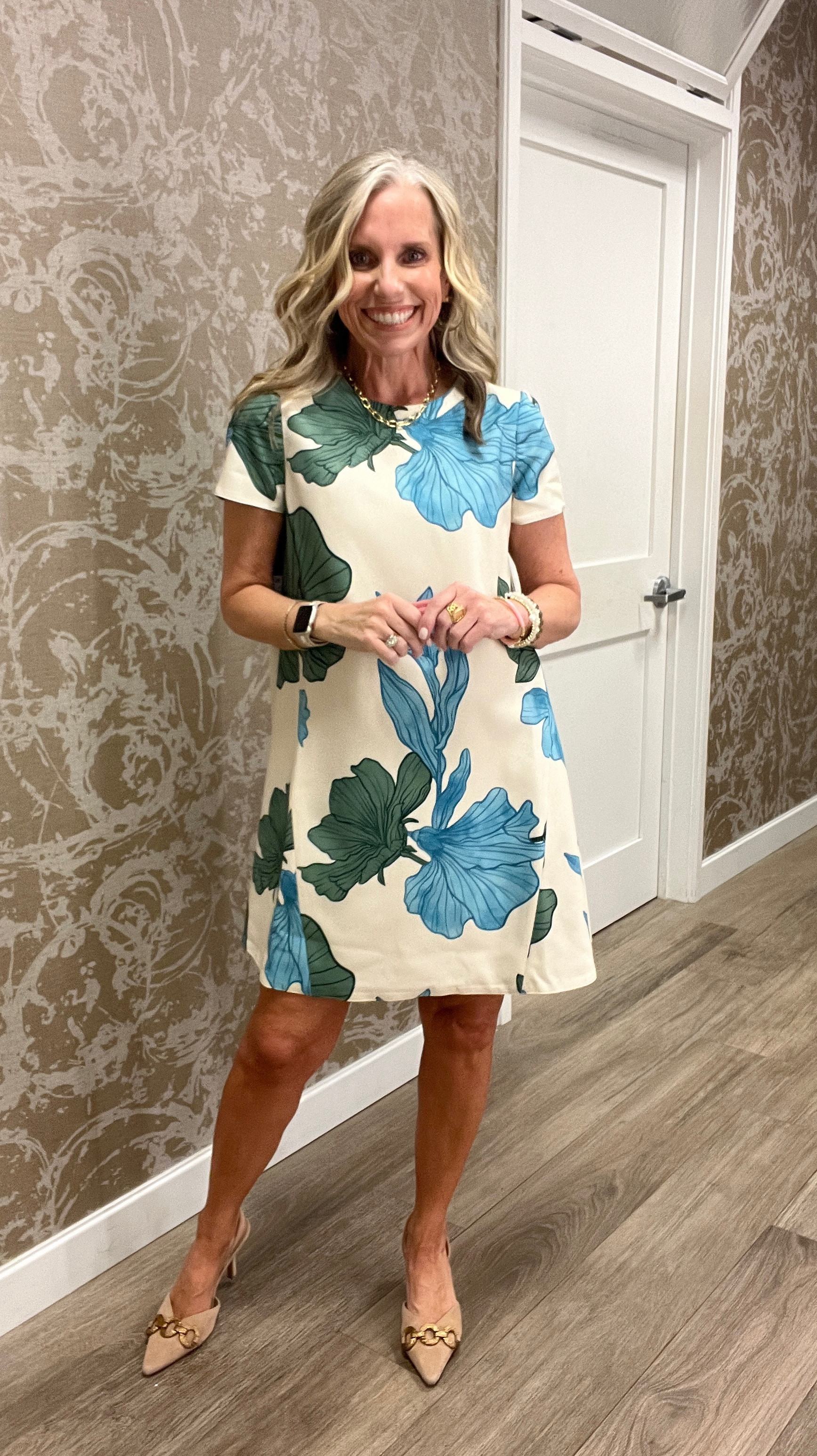 This dress is reversible 
Two for the price of one 
Great for all things wedding
Showers, guest, MOB rehearsal dinner 

#LTKWedding #LTKOver40 #LTKStyleTip