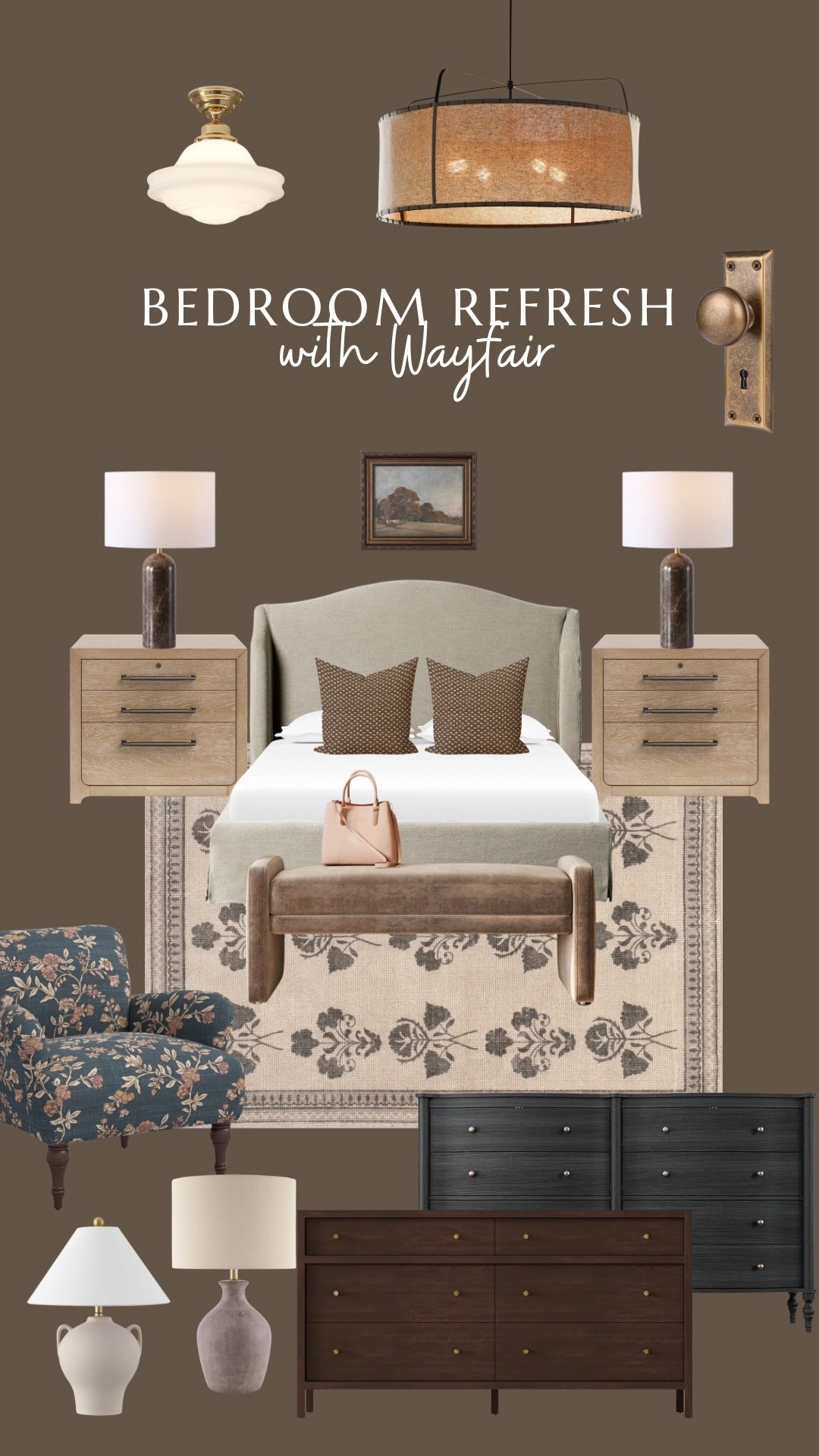Guest bedroom @wayfair #wayfairpartner #ad #wayfair #newyearnewyou