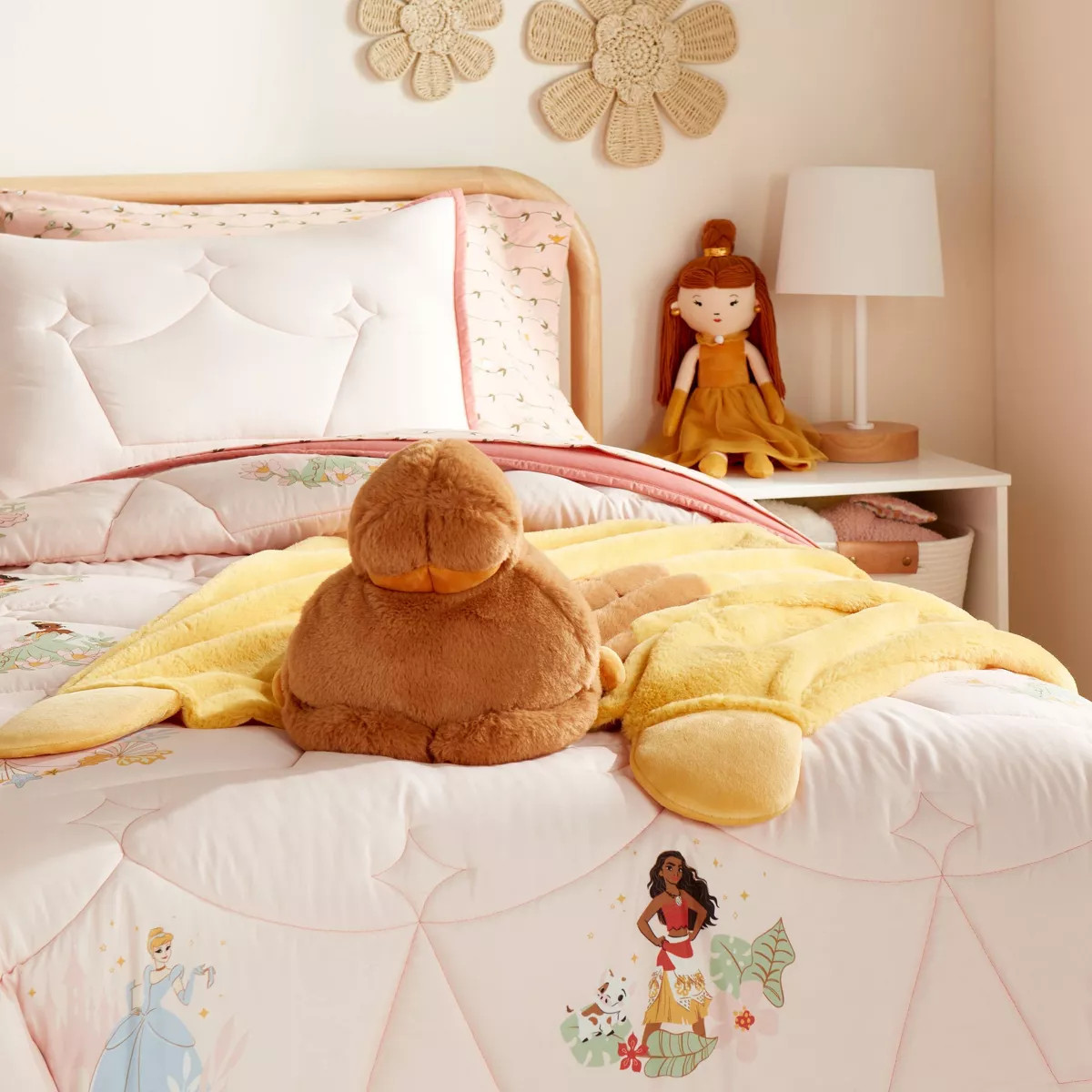Princess Belle Kids' Hooded Blanket - The Disney Collection by Pillowfort™ | Target