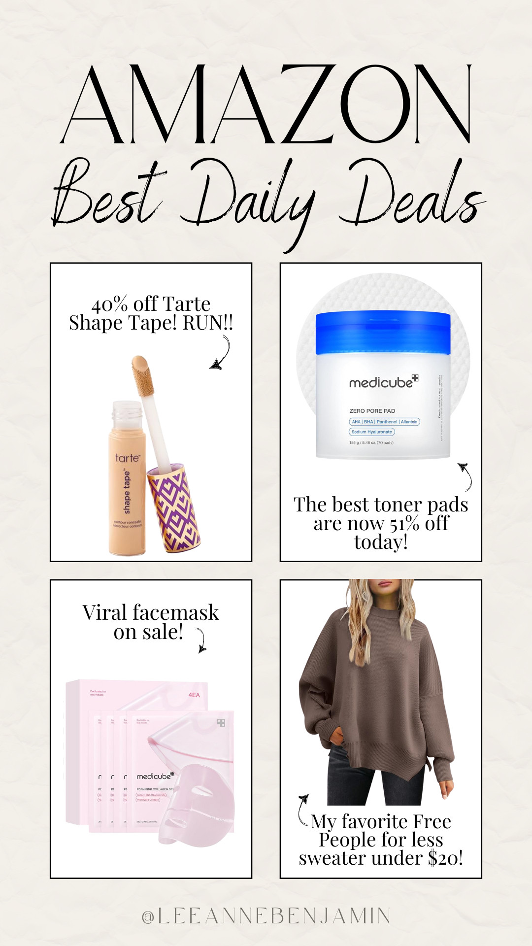 Best Daily Deals on Amazon today! 

 #LTKOver40 #LTKSaleAlert #LTKBeauty