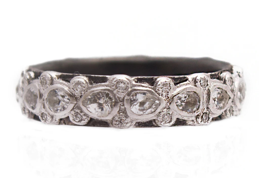 Lacy Eternity Stack Ring | Armenta