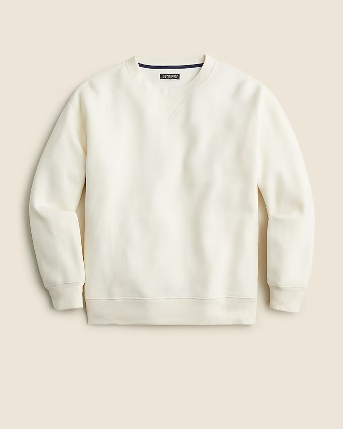 Heritage fleece oversized crewneck sweatshirt | J. Crew US