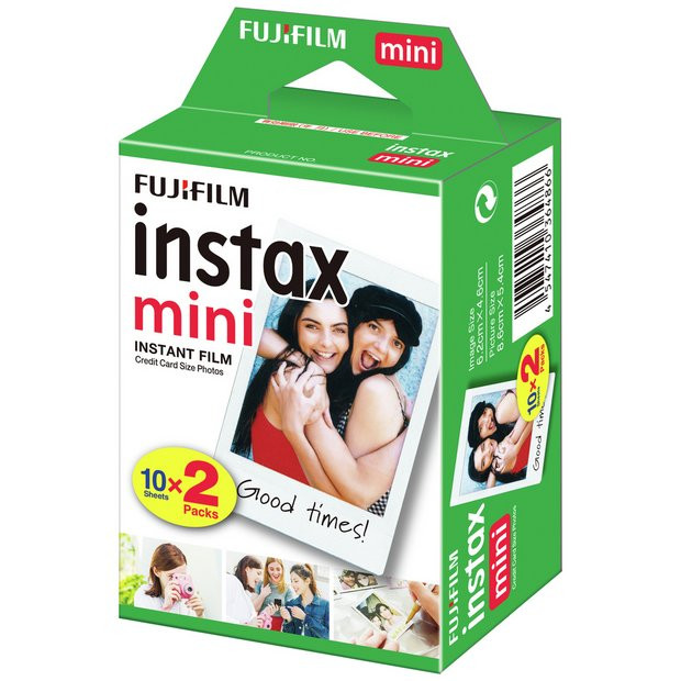 instax Mini Film 20 Shot Pack | argos.co.uk