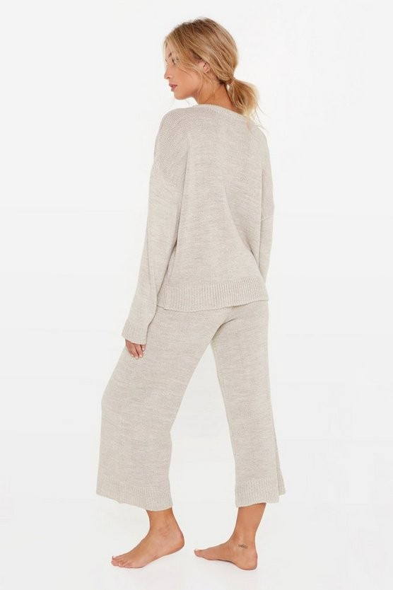 Knitted Sweater and Culotte Pants Set | Nasty Gal (US)