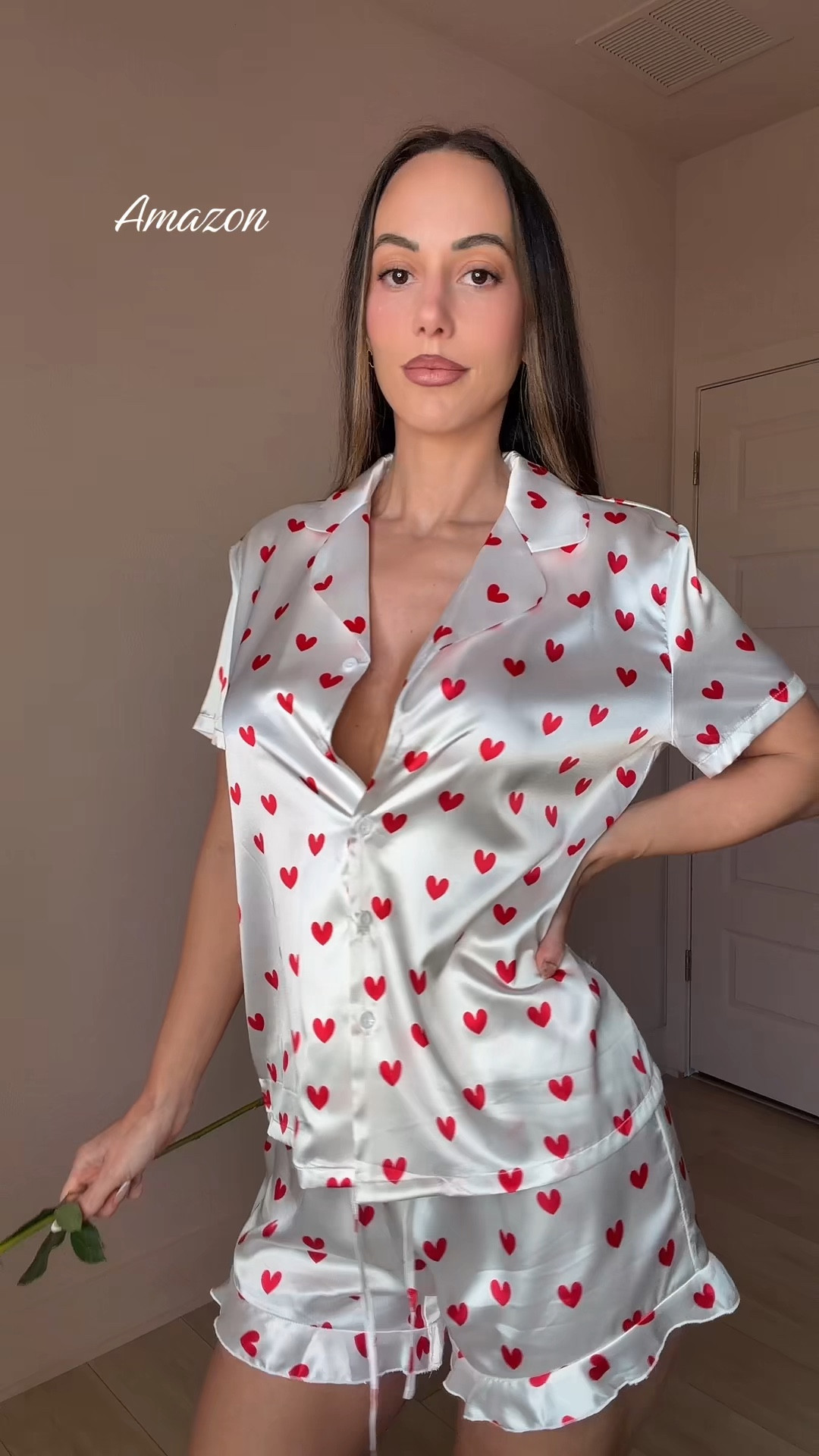 Amazon heart pajamas ❤️ 

Valentines / galentines  - for me ? All year round! 😍 

#LTKValentine #LTKootd #LTKTall