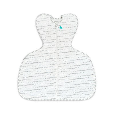 Love to Dream Swaddle Up Hip Harness Sleep Sack - Cotton 1.0 TOG - Dreamer White - S: Snug Fit, Two-Way Zipper, Long Sleeve, Covered Zipper at Neck | Target