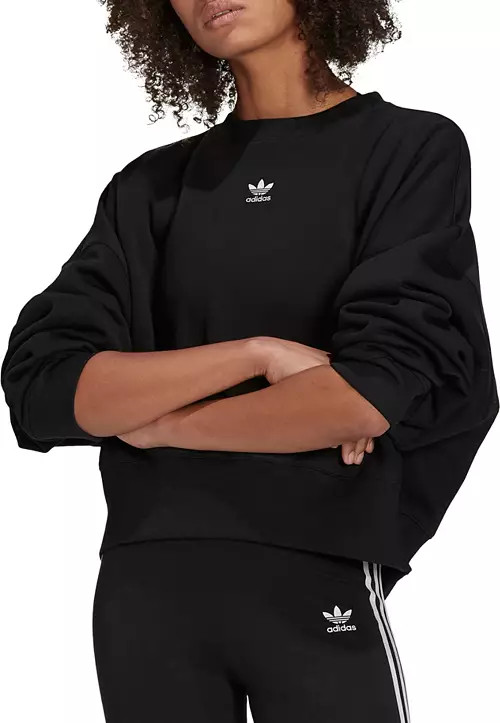adidas Originals Women's Adicolor Essentials Fleece Crew Sweatshirt | Dick's Sporting Goods