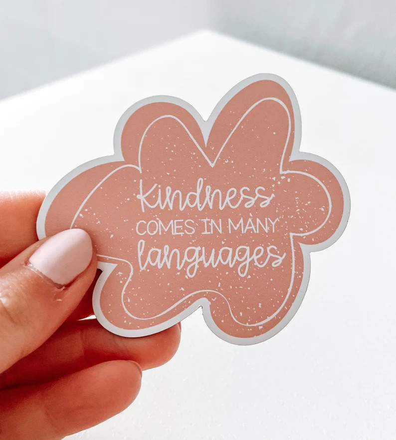 Kindness Comes in Many Languages MAGNET - Teacher Magnet, Fridge Magnets, Classroom Decor, Teache... | Etsy (US)