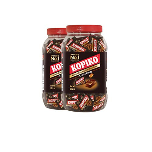 Kopiko Coffee Candy – Bold-Tasty Hard Candy from Indonesia with Real Coffee Extract – A Satisfying Boost for On-the-Go Energy (2-Pack 28.2oz Each) | Amazon (US)