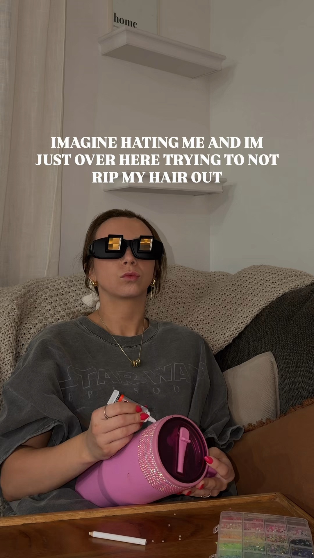 we’ve got bigger problems to worry about babe ✨✨🤭

#trichotillomania #mentalhealth #bedazzled

#LTKstorytime #LTKmomlife #LTKselfcare