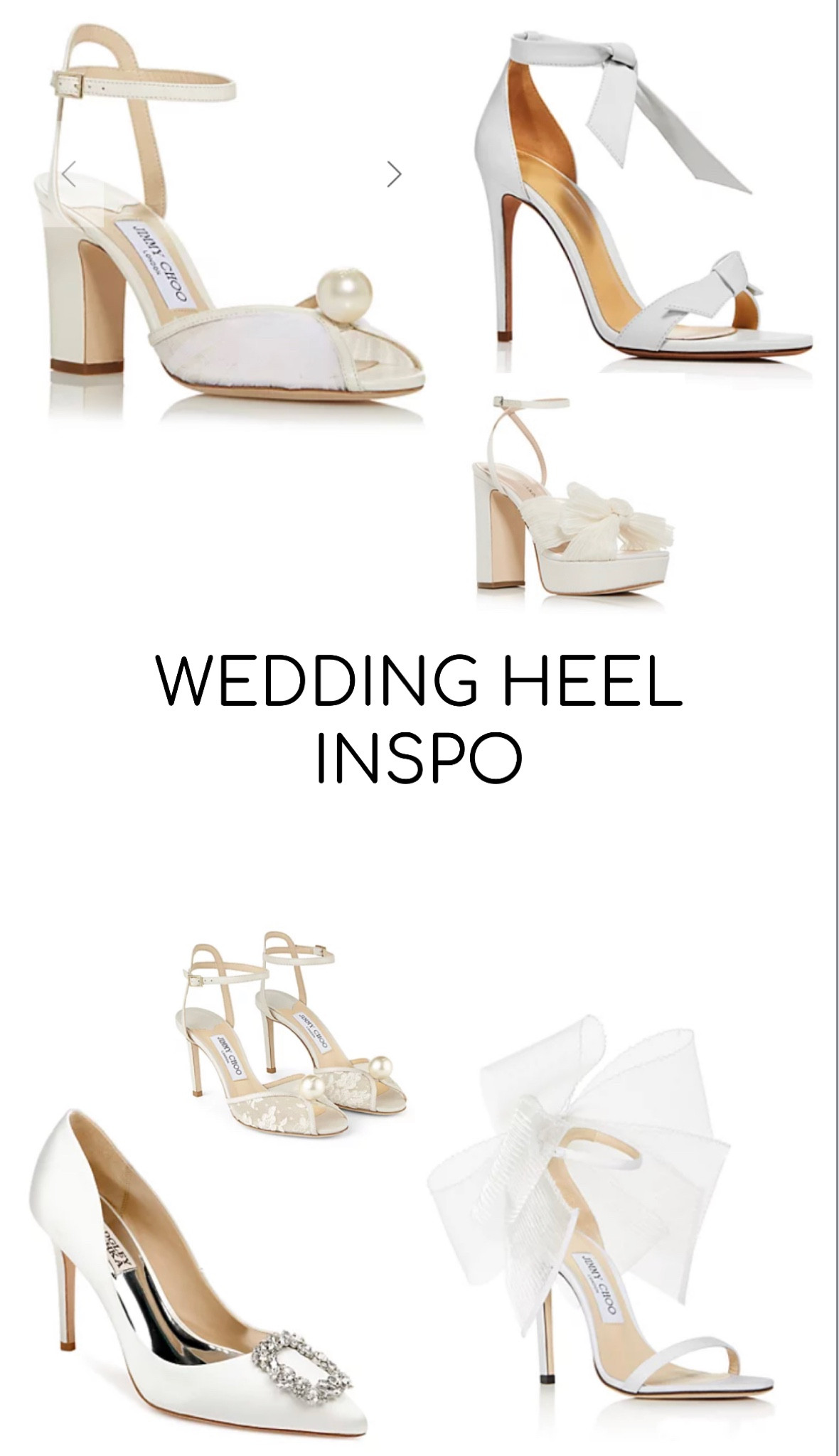 WEDDING HEELS FOR THE BRIDE 

#LTKstyletip #LTKFind #LTKwedding