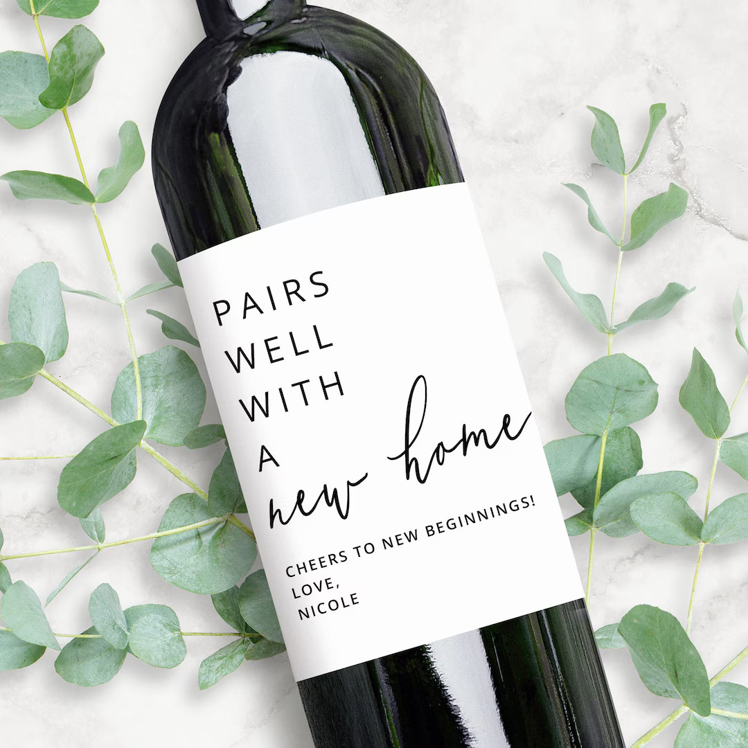 Personalized Housewarming Gift | Pairs Well With A New Home - Etsy | Etsy (US)