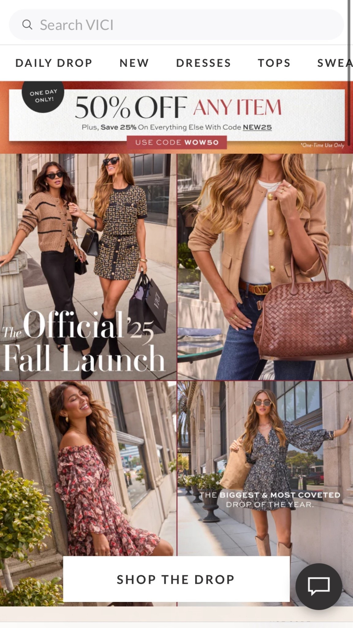 Vici sale - use the following codes to stack! Today only!

WOW50
FALL35
WELCOME 10

#LTKxVICI #LTKFindsUnder50 #LTKSaleAlert