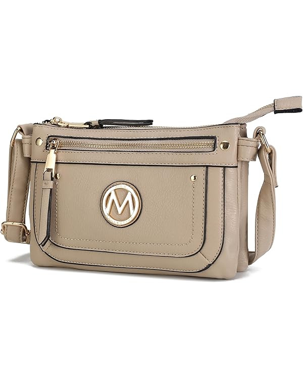 MKF Collection Crossbody bag for women, Adjustable Strap Vegan leather Shoulder Bag messenger Pur... | Amazon (US)