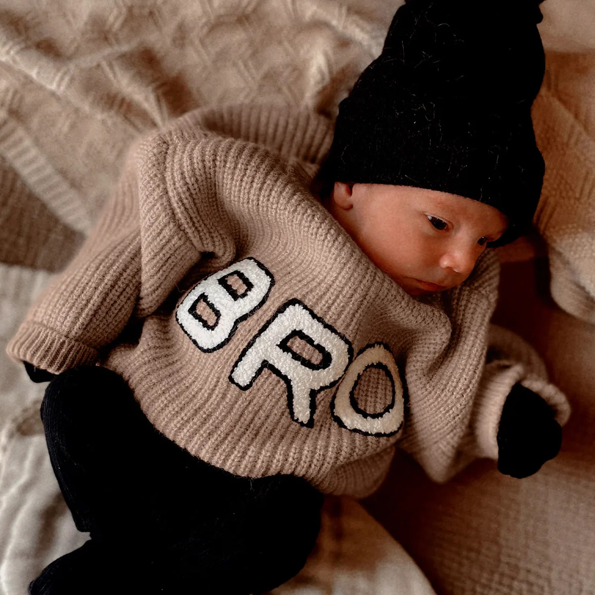 Bro Knit Sweater, Clay | SpearmintLOVE