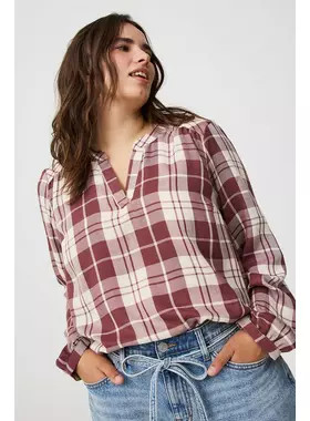 Harper Double Gauze Pullover Blouse | Torrid (US & Canada)