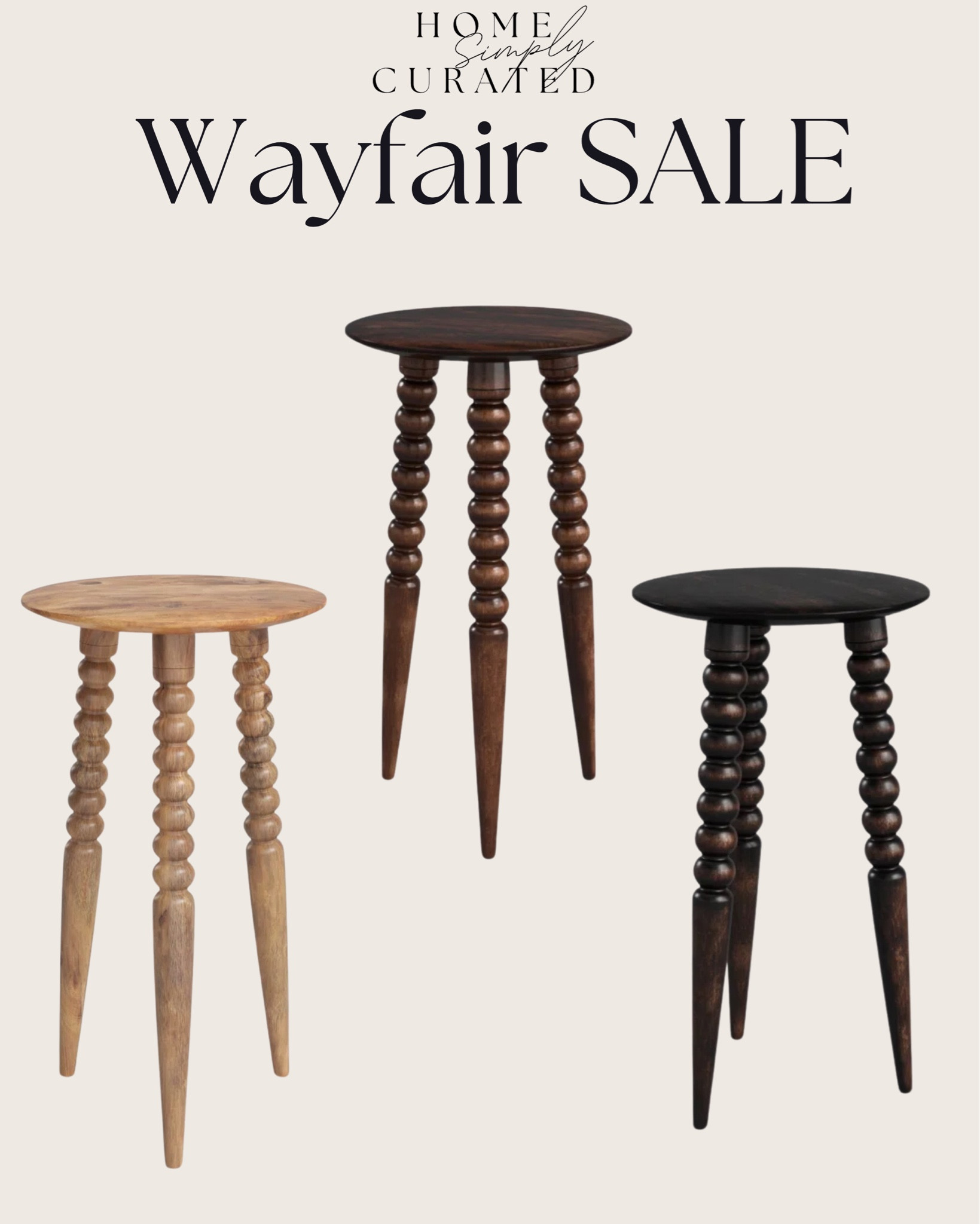 Wayfair sale! These little end tables are back in stock in all 3 colors and on sale! #wayfairpartner

#LTKHome #LTKSaleAlert #LTKxWayfair