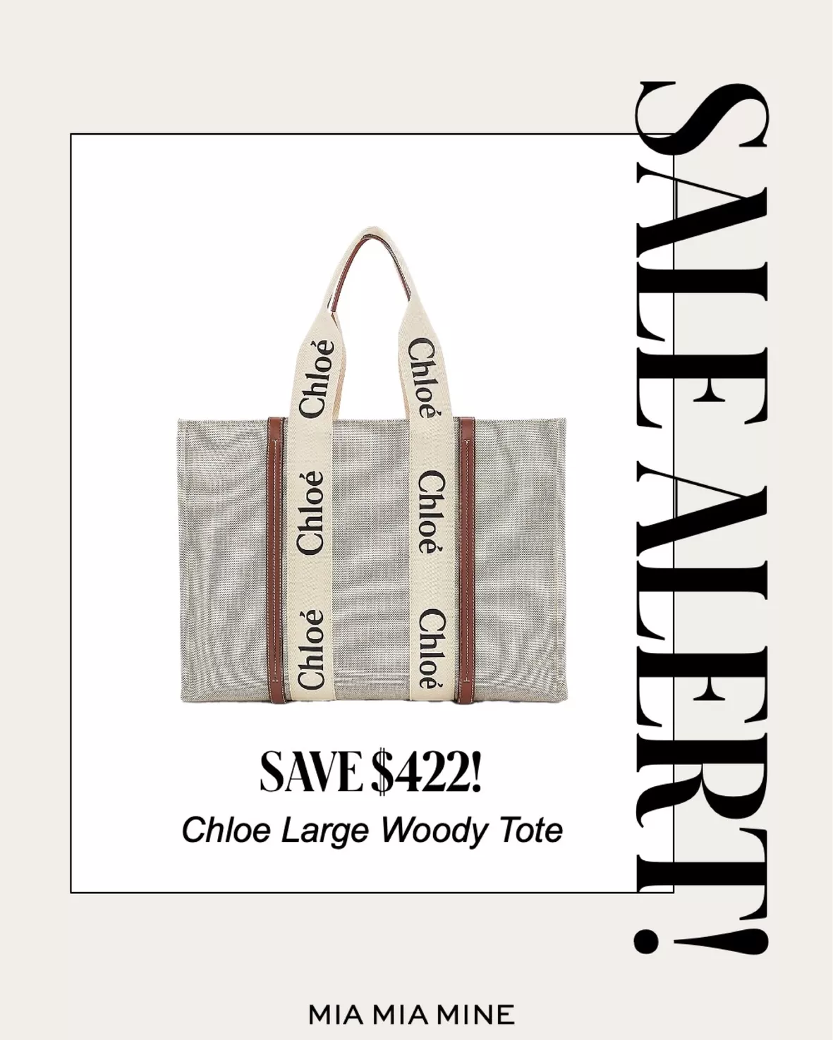 Woody Medium Leather Tote curated on LTK