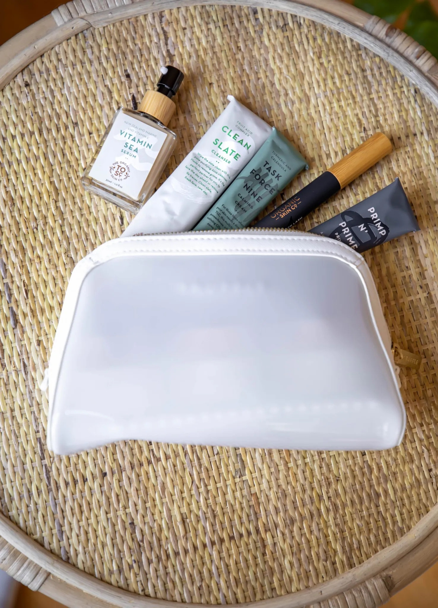 Organic skincare products, summer beauty, spring skincare, clear cosmetics pouch, truffle pouch, vitamin sea serum, organic primer, organic mascara, organic face mask, organic facial, non-toxic skincare, sustainable beauty, sustainable skincare 

#LTKunder50 #LTKbeauty #LTKtravel