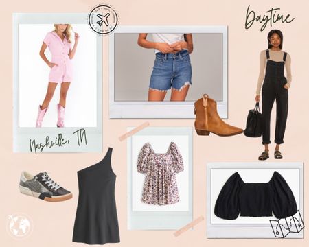 Outfit ideas for Nashville, day time, casual 

#LTKtravel