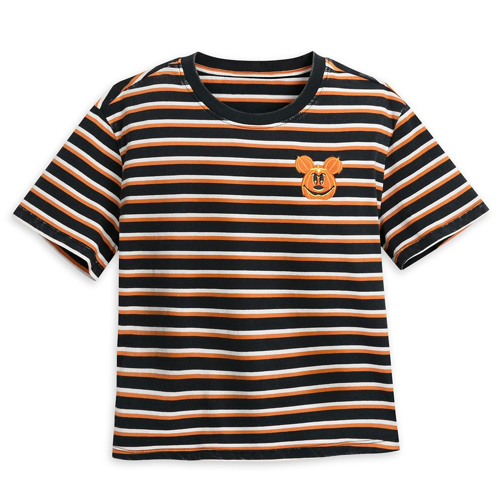 Mickey Mouse Jack-o'-Lantern Halloween T-Shirt for Women by Her Universe | Disney Store