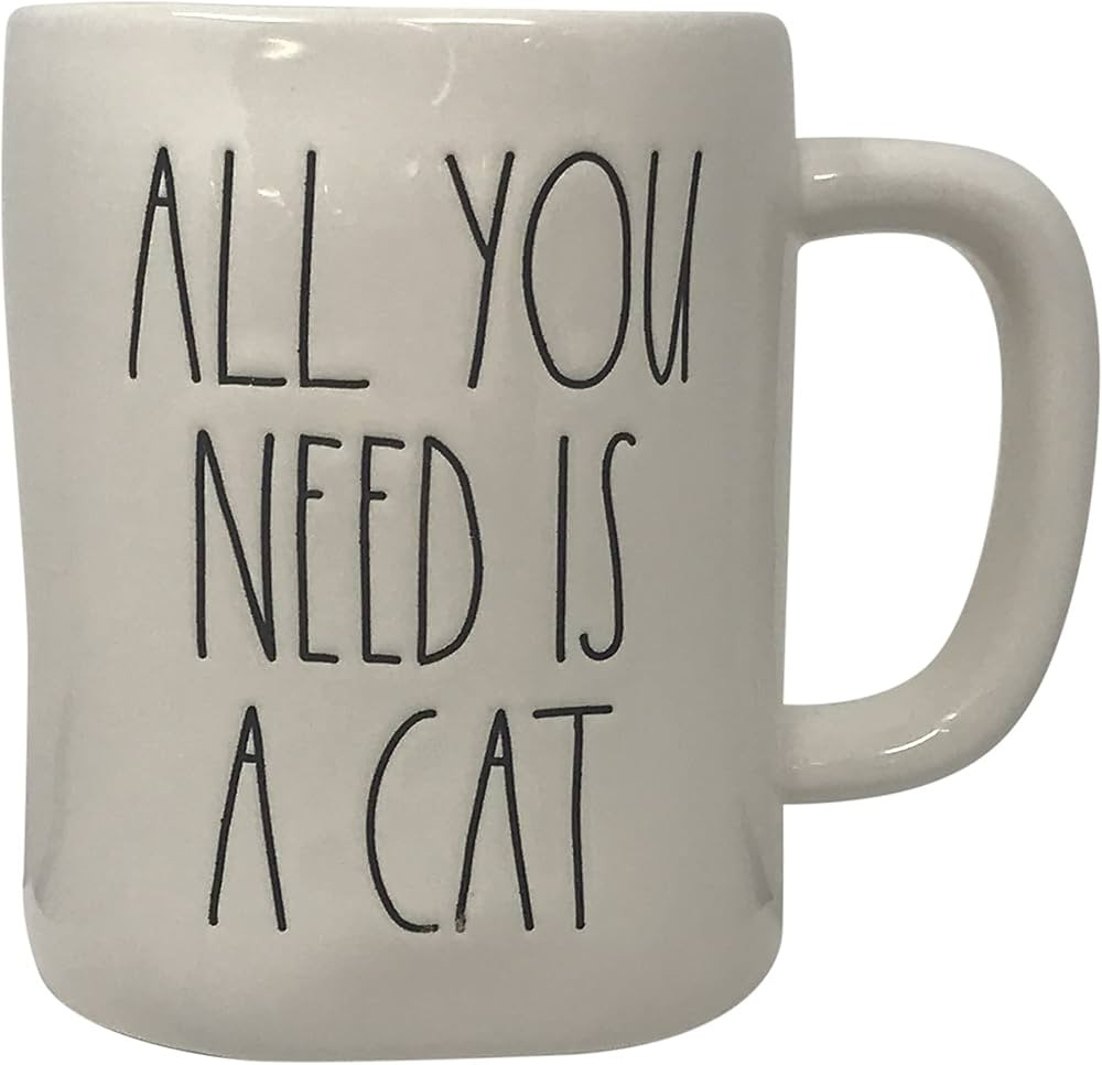 Rae Dunn Mugs for Pet Lovers (All You Need Is A Cat) | Amazon (US)