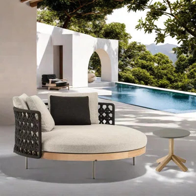 Open Balcony Patio Sofa Set 2 - Person Outdoor Seating Group with Cushions | Wayfair North America