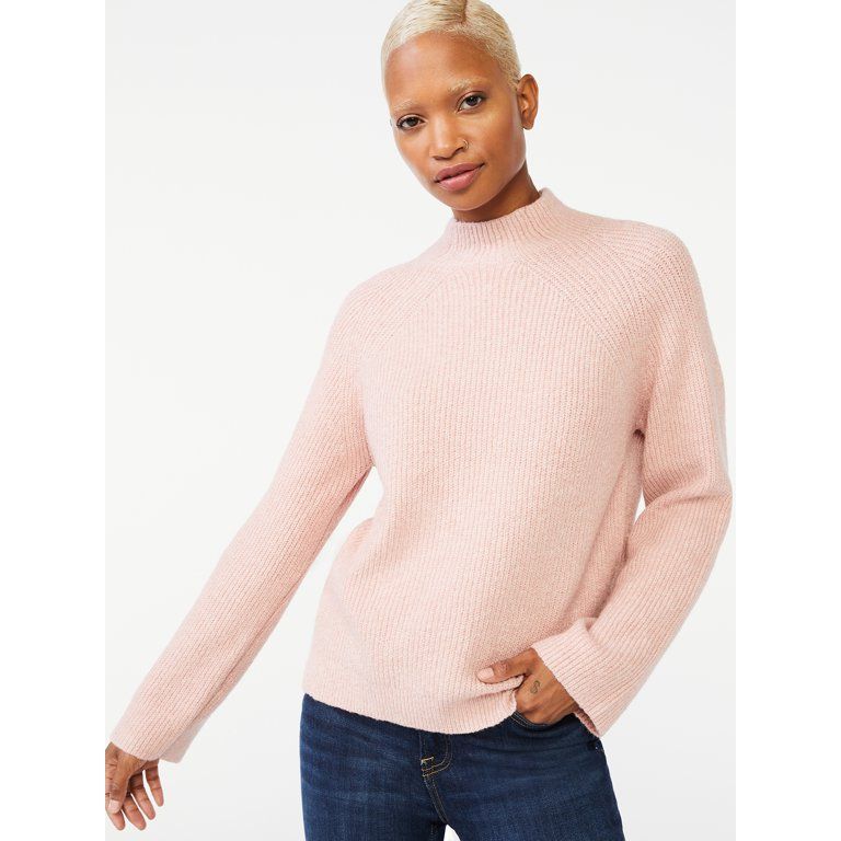 Free Assembly Women's Mock Neck Sweater | Walmart (US)