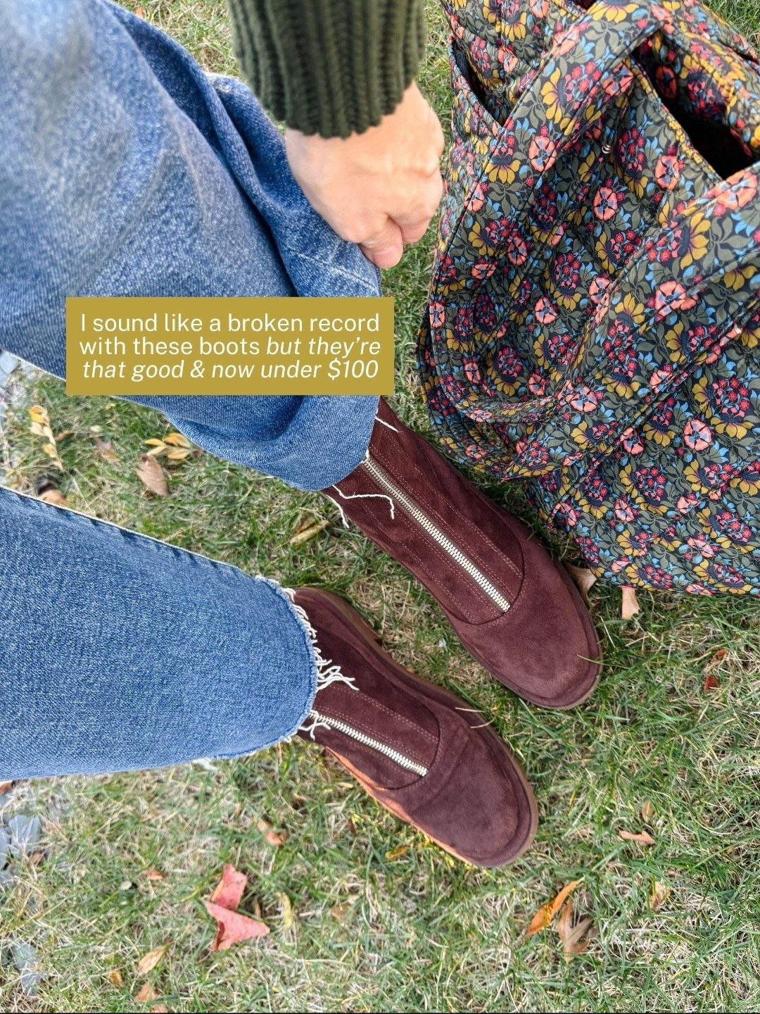 Zip front boots now on double sale with code extra, fit true to size, agolde Harper crop jeans true to size just found 20% off at net-a-porter, Clare v sportif everyday tote bag 
xo, Claire 

#LTKootd #LTKFindsUnder100 #LTKSeasonal