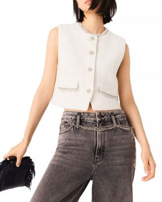 Beaded Tweed Vest | Bloomingdale's (US)