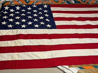Huge 5’x9.5’ Foot Vintage  "Best" American US Flag Valley Forge 50 Stars. | eBay US
