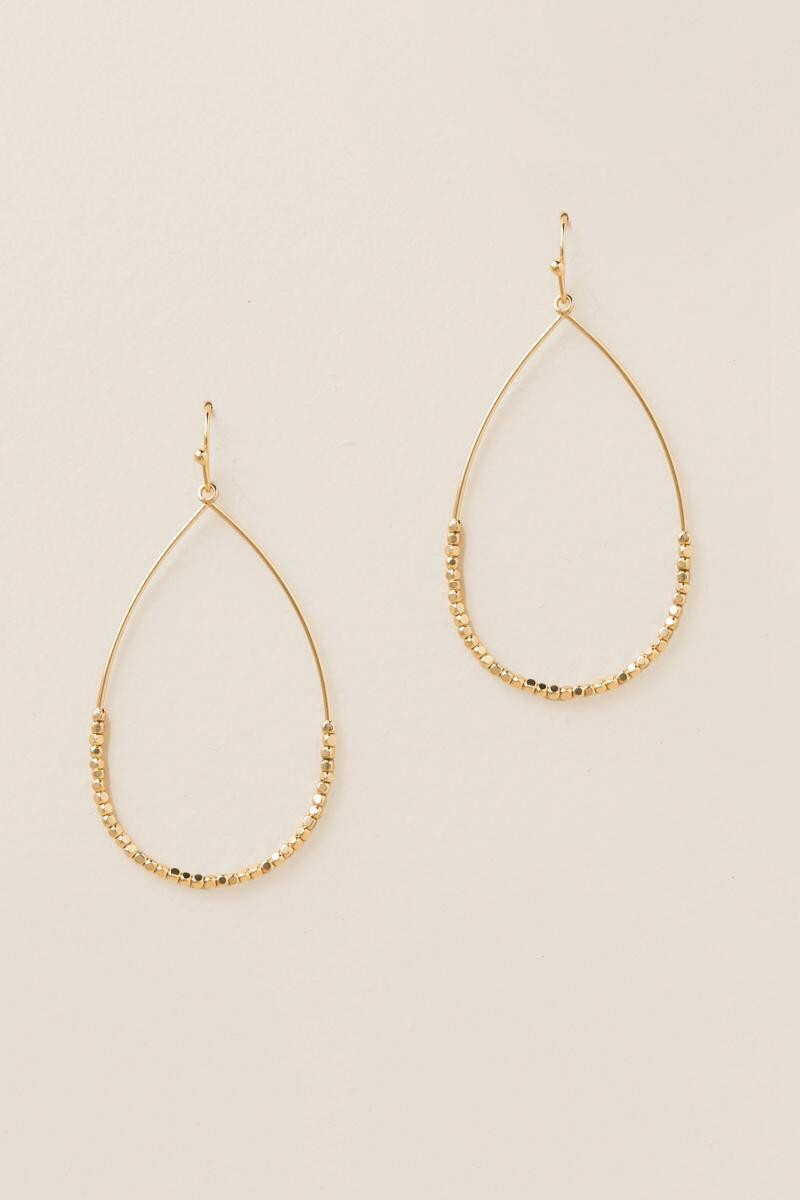 Arabella Bead Teardrop Earrings | Francesca’s Collections