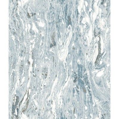 RoomMates Blue Marble Seas Peel & Stick Wallpaper | Target