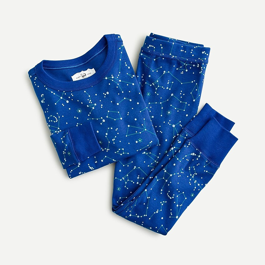 Kids' pajama set in star print | J. Crew US