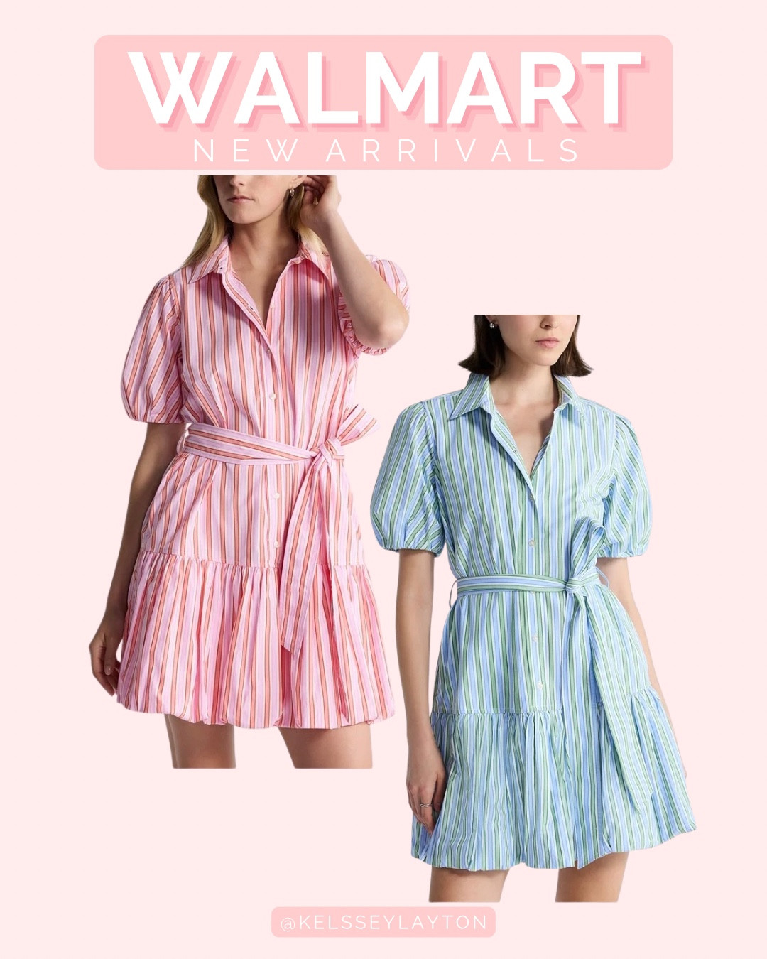 Walmart new arrival, free assembly striped mini shirtdress

#LTKootd #LTKmomlife