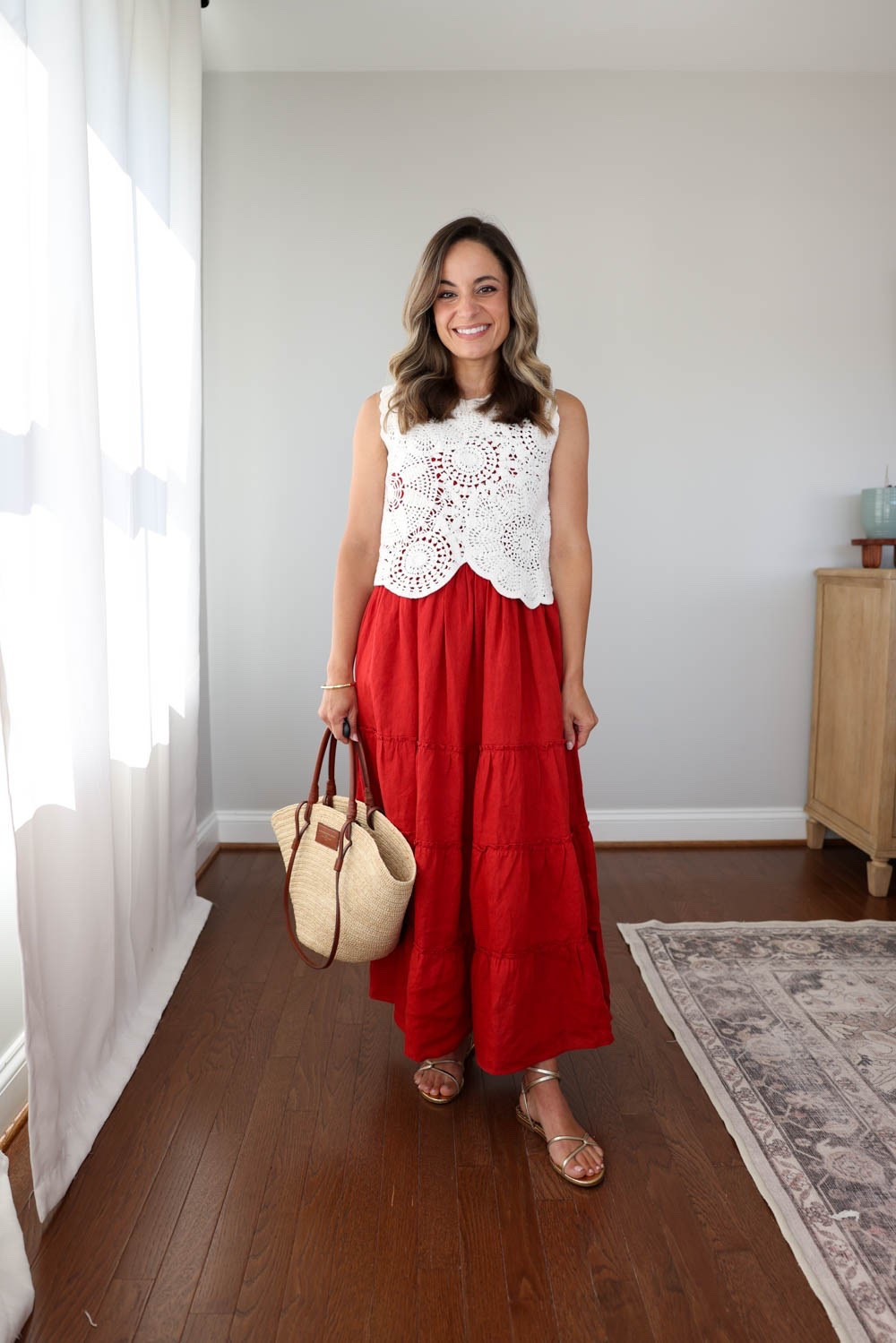 7 ways to layer a dress! 

Dress (Quince): xs in child red 
Crochet top (Abercrombie): xxs 

Shoes are true to size and are linked as well.

#LTKPetite