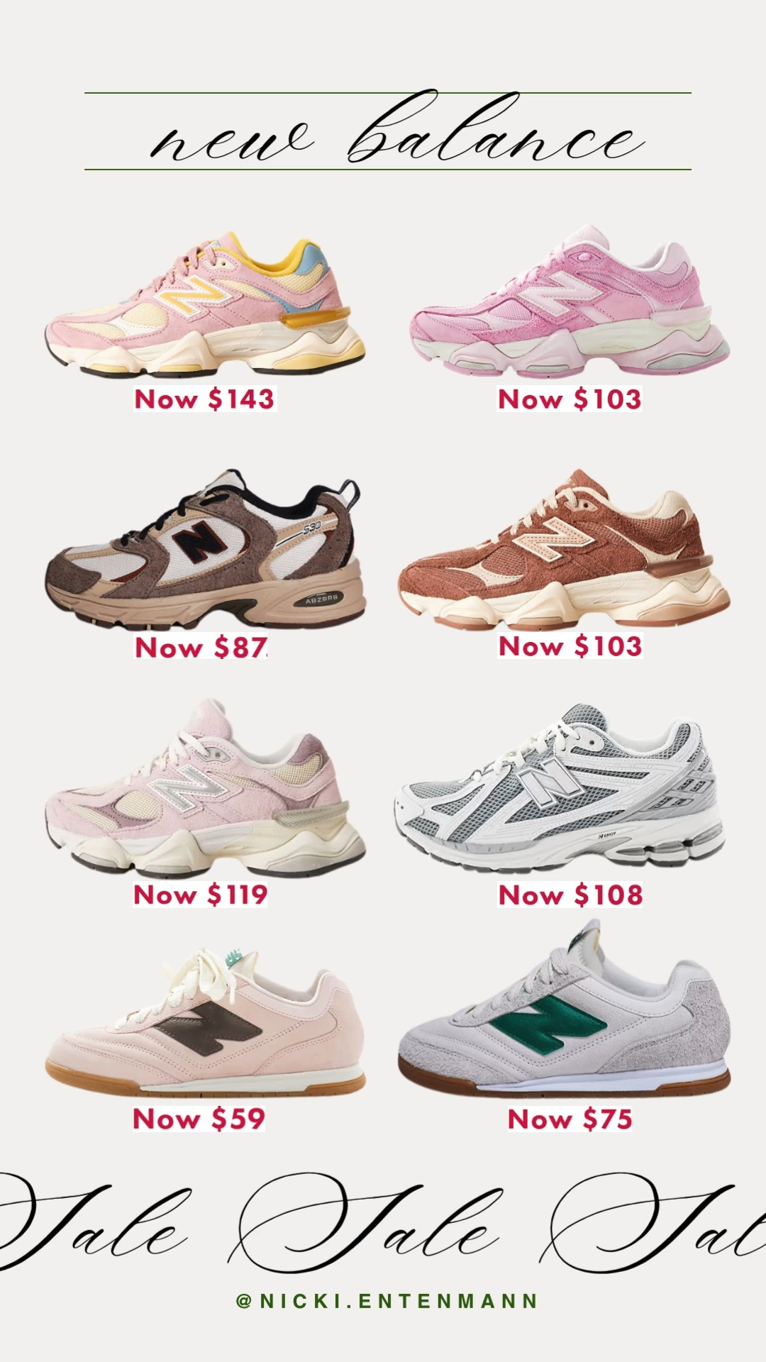 Pretty New Balance sneakers on sale add cushioned bounce, retro-chic vibes, and reliable comfort for workouts, walks, and confident steps. #NewBalance #SneakersOnSale #SneakerSale #AthleticShoes #RunningShoes #CasualSneakers #ComfortShoes #EverydaySneakers #FitnessStyle #ShopSale 

 #LTKootd #LTKActive #LTKSaleAlert