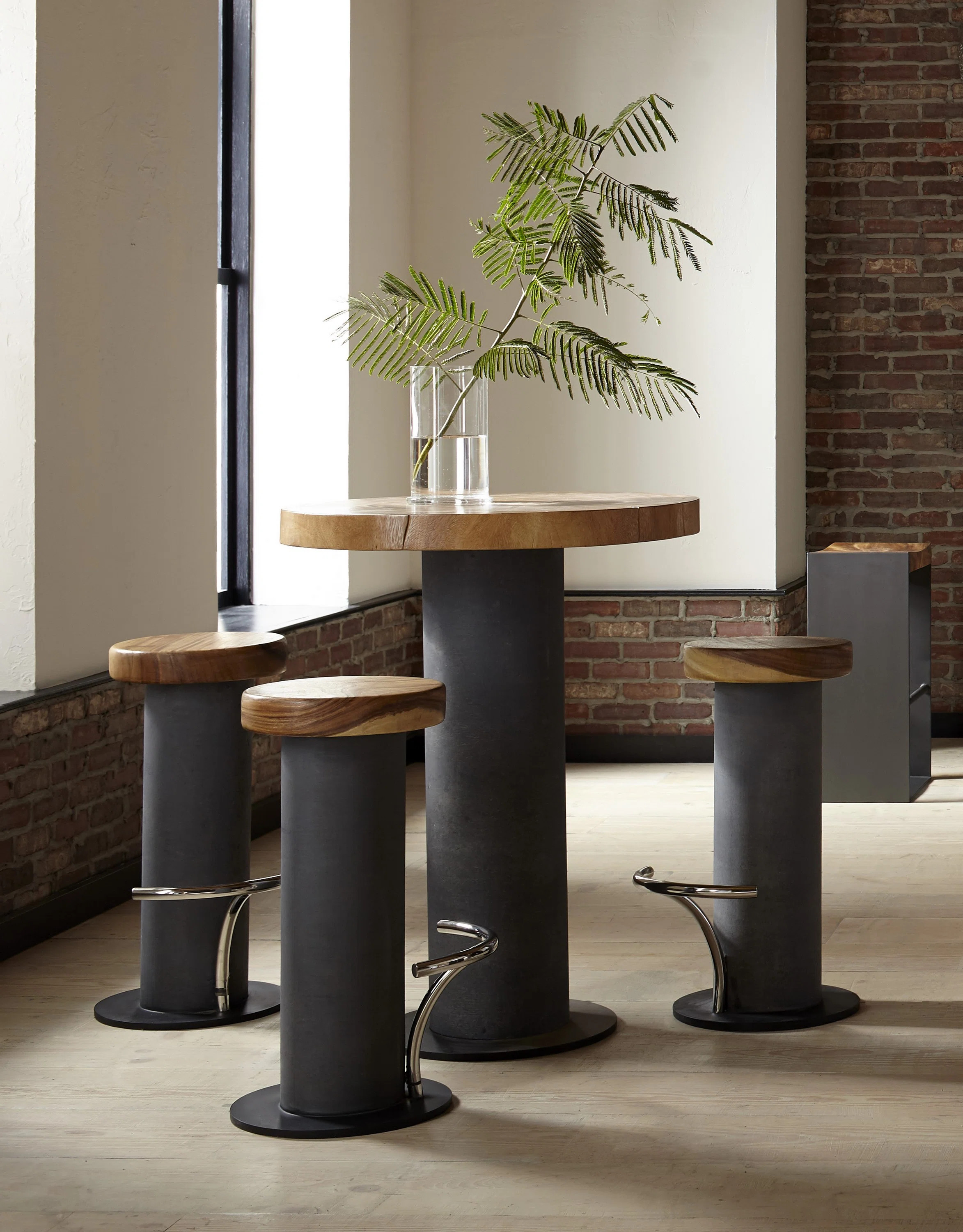 Bar Acacia Solid Wood Dining Table | Perigold
