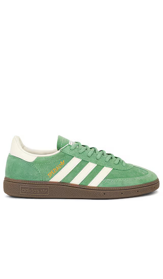 Handball Spezial Sneaker in Preloved Green, Cream White, & Crystal White | Revolve Clothing (Global)