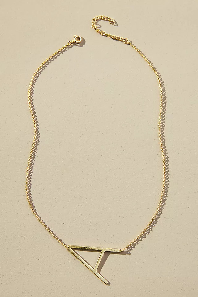 Monogram Pendant Necklace | Anthropologie (US)