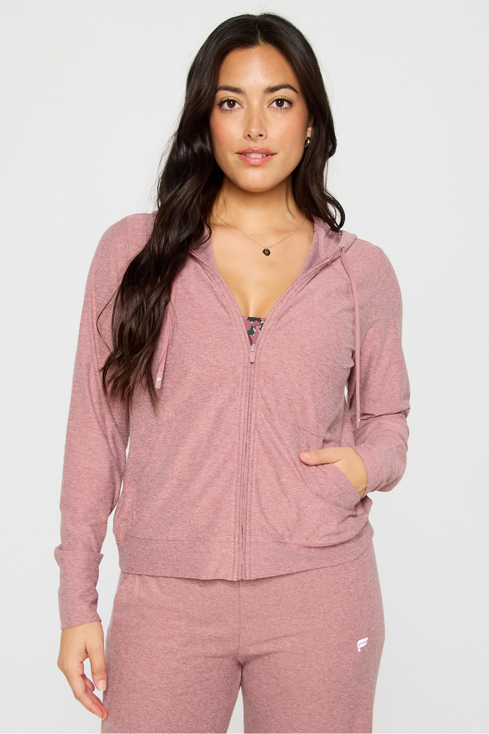 Cloud Jersey Full Zip Hoodie | Fabletics