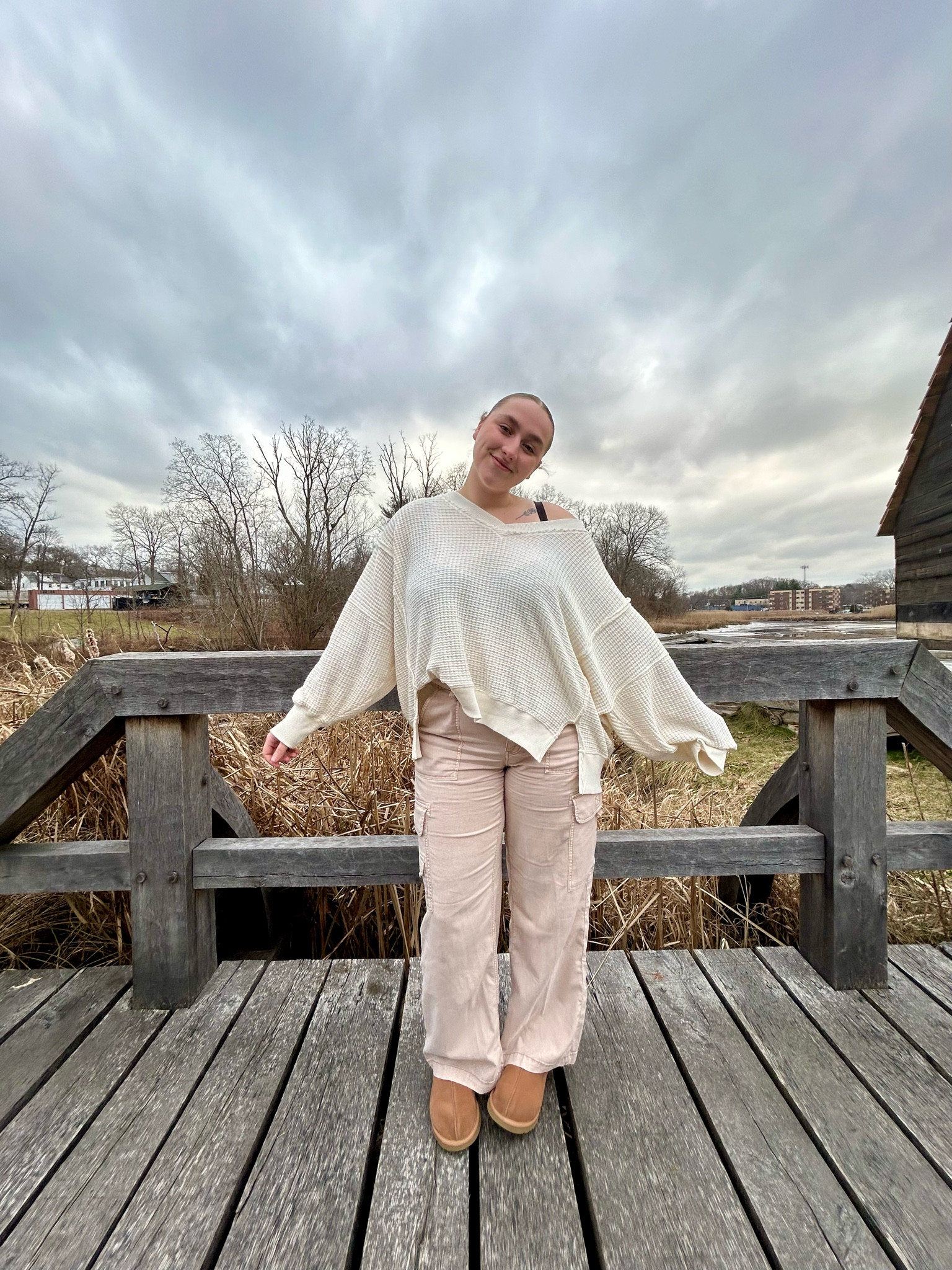 literally the most COMFORTABLE pants are on sale for 30% off rn!!! 
wearing size 12 regular in the pants 

#LTKfindsunder50 #LTKmidsize #LTKSpringSale