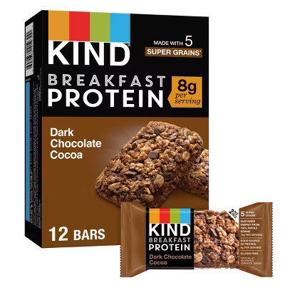 Kind Breakfast Dark Chocolate Protein Bars - 10.58oz/12ct | Target