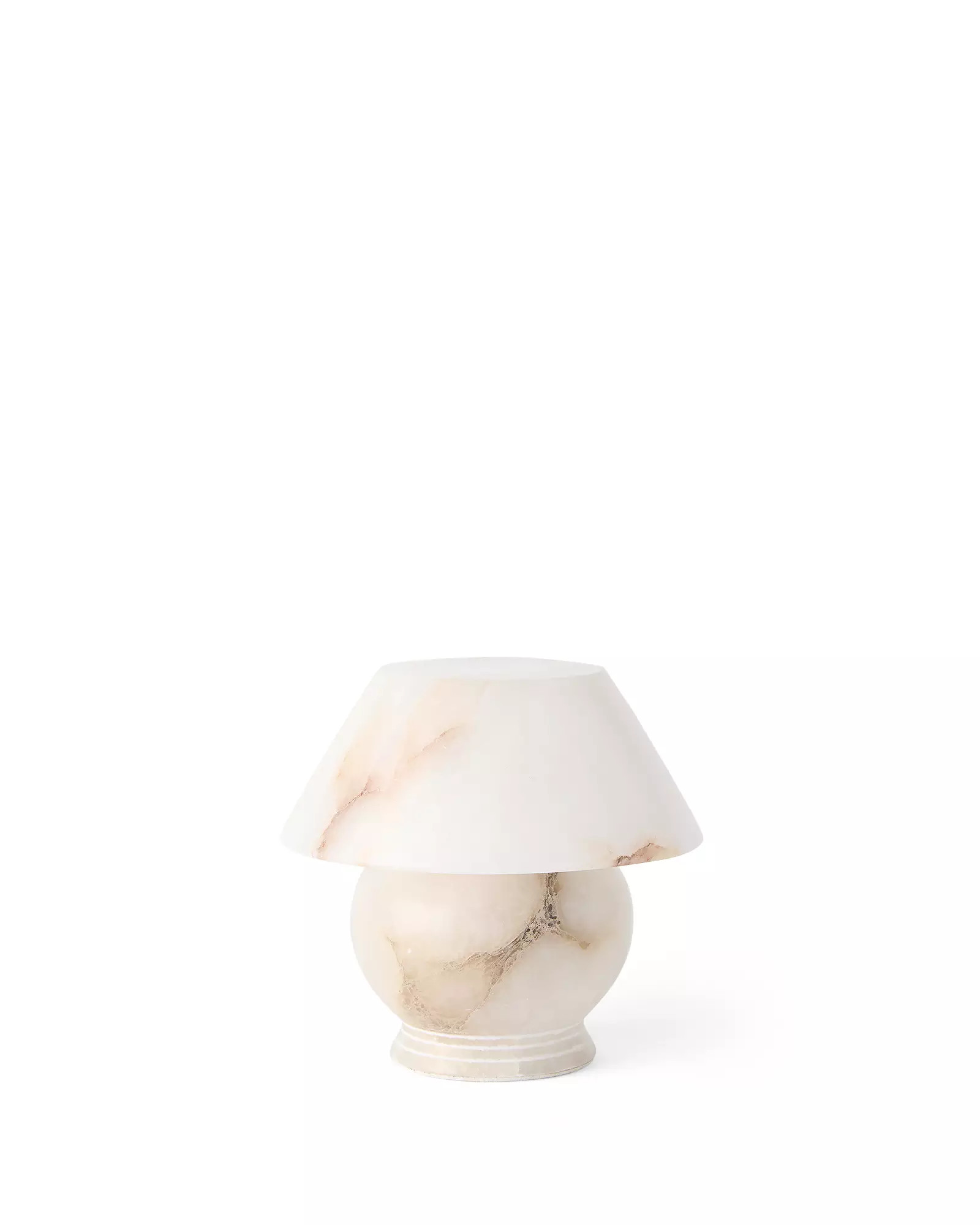 Mayfair Mini Alabaster Table Lamp | Serena and Lily