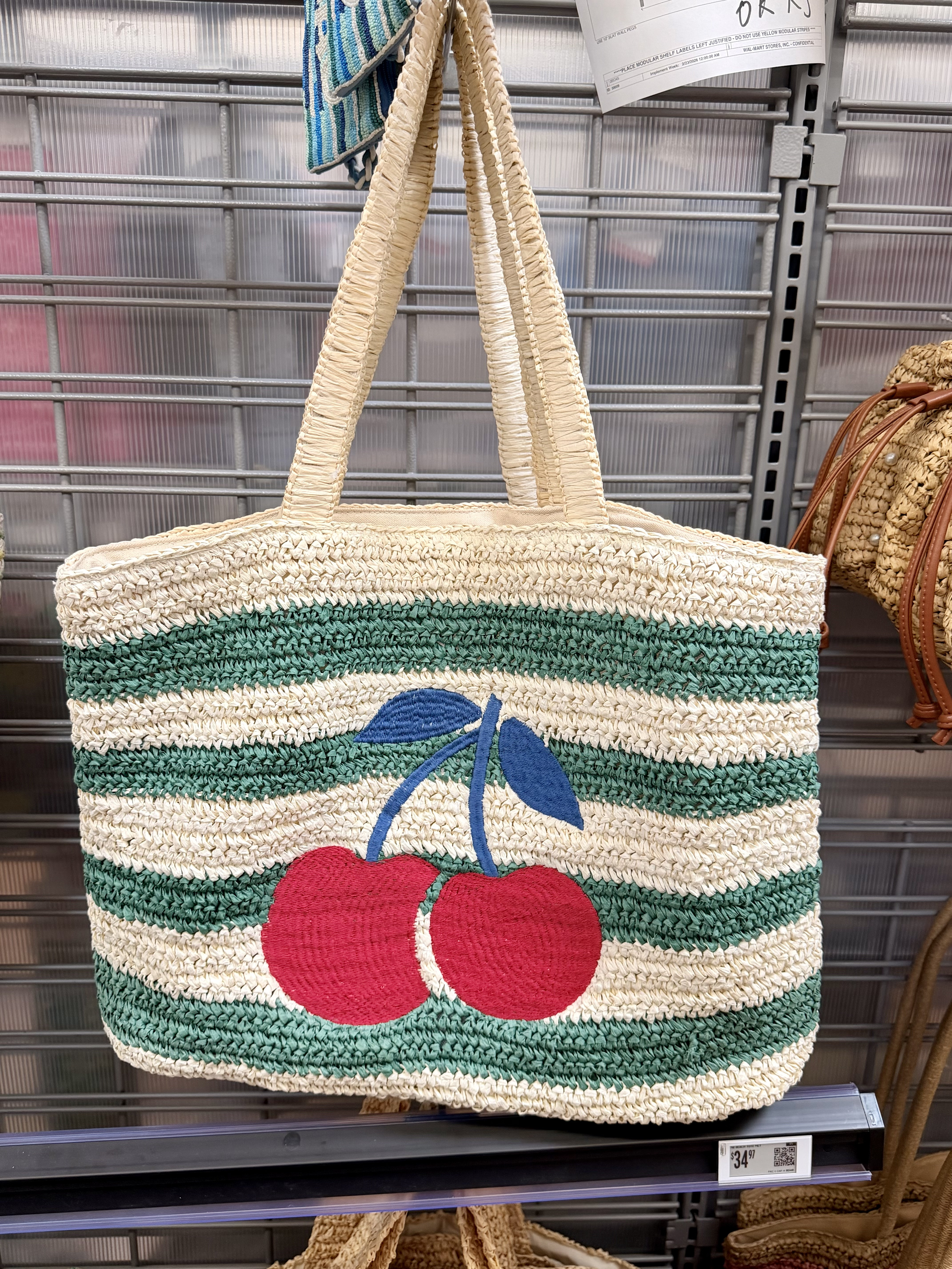 Are you kidding me?! Darling cherry beach tote! From Walmart!! 

#LTKFestival #LTKSeasonal #LTKSwim